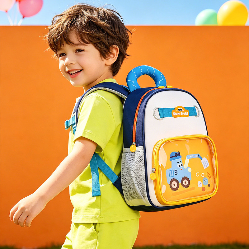 Canvas Backpack Casual - Ransel Ringan Sun Eight yang Dapat