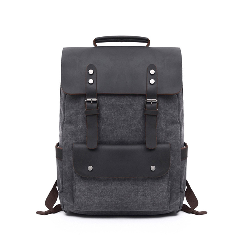 Tas Sekolah Kanvas Vintage Log - Leather Backpack Vintage ulasan dan harga